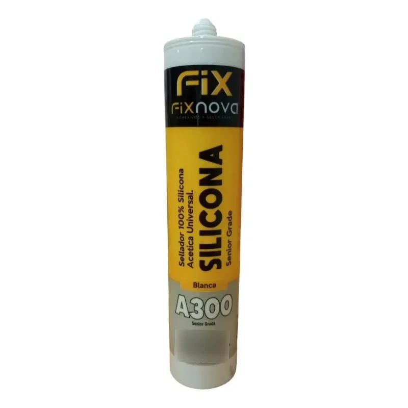 FIXNOVA SELLADORES SILICONAS FIXNOVA A300 50 ML. TRANSPARENTE · Cód. 0010050/1