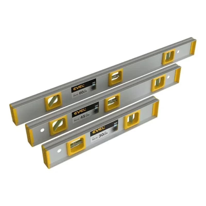 Nivel de Aluminio Evel 3 Burbujas · Cód. 0016XXX/XX
