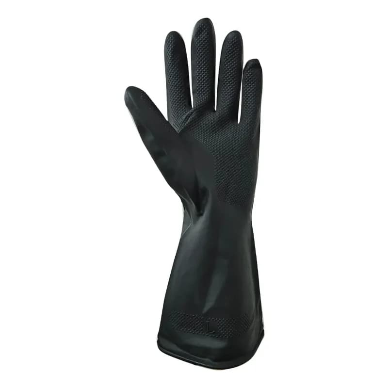 GAMISOL Guante de Látex Industrial Gamisol Negro Interior Naranja · Cód. 0019/1014