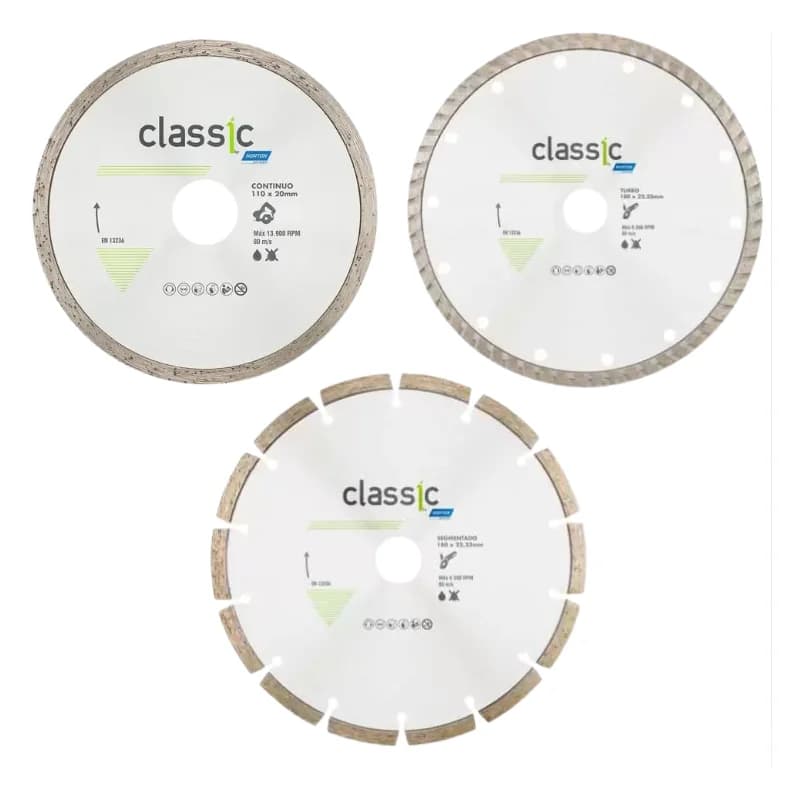 Discos Diamantados Norton · Cód. 0020/xxxx