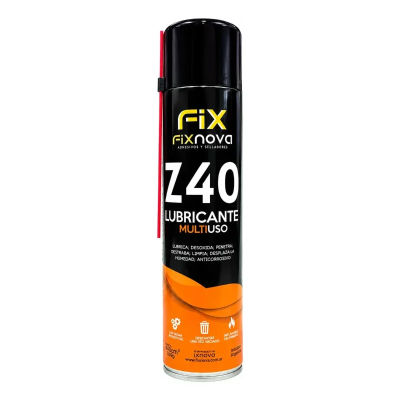 FIXNOVA ADHESIVOS LUBRICANTE Z-40 FIXNOVA 427 cc. (DCTO. 10 X 12 UNDS ) · Cód. 0040440/1