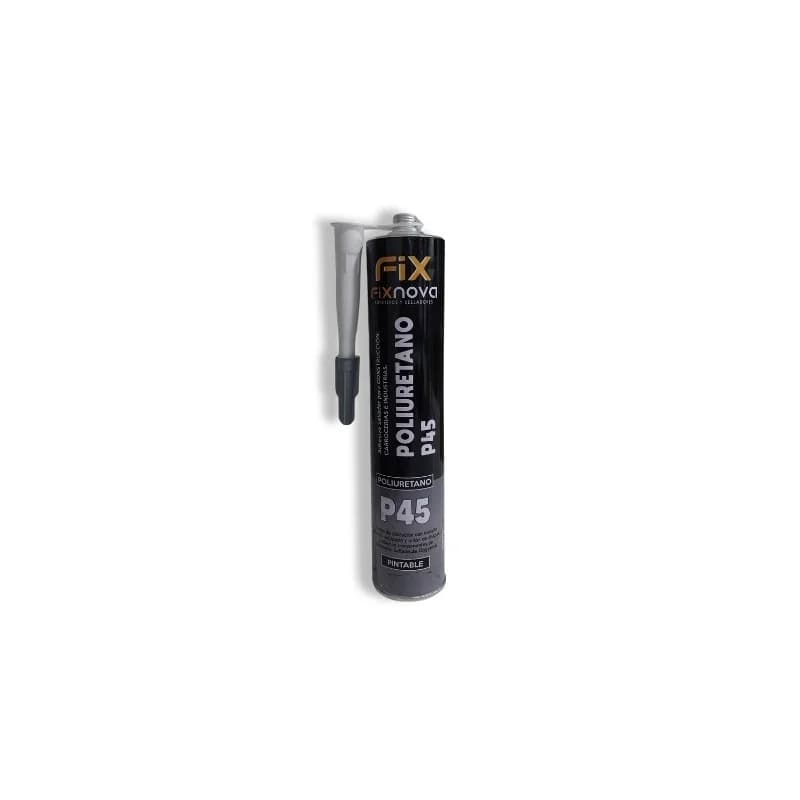 FIXNOVA ADHESIVOS SELLADOR DE POLIURETANO FIXNOVA P45 BLANCO 300ML (DCTO X 12-24U) · Cód. 0051310/2