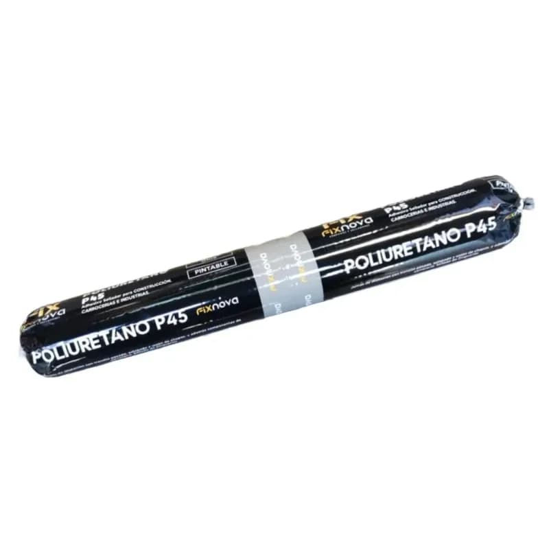 FIXNOVA ADHESIVOS Sellador de Poliuretano Fixnova P45 Gris 600ml Salchicha · Cód. 0051600/5