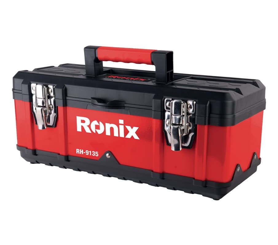 RONIX - Herr. Manuales Caja de Herramientas Metálica Ronix RH-9136 18 Pulgadas con Bandeja · Cód. 00CHM136
