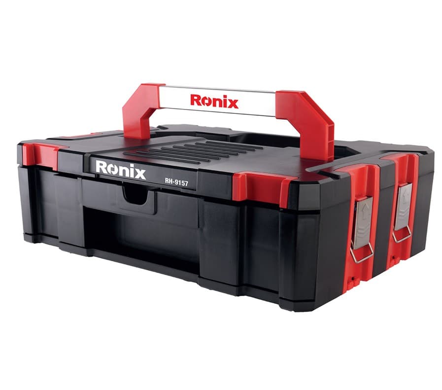 RONIX - Herr. Manuales Organizador Plástico Ronix RH-9157 con Cajón y Rieles Telescópicos · Cód. 00CHP157
