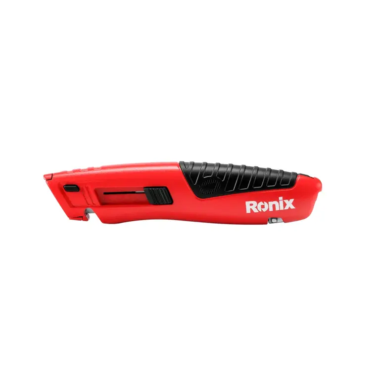 RONIX - Herr. Manuales Cutter Trincheta Trapezoidal Retráctil Ergonómico Ronix RH-3011 · Cód. 00CTR001