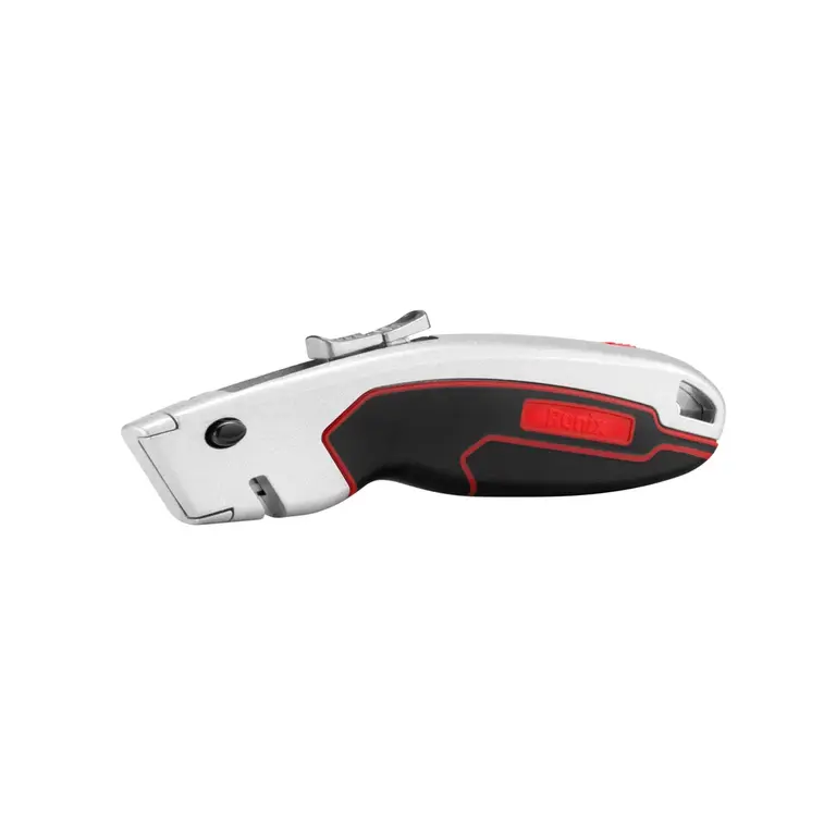 RONIX - Herr. Manuales Cutter Trincheta Trapezoidal Metálico Retráctil Ronix RH-3013 · Cód. 00CTR002