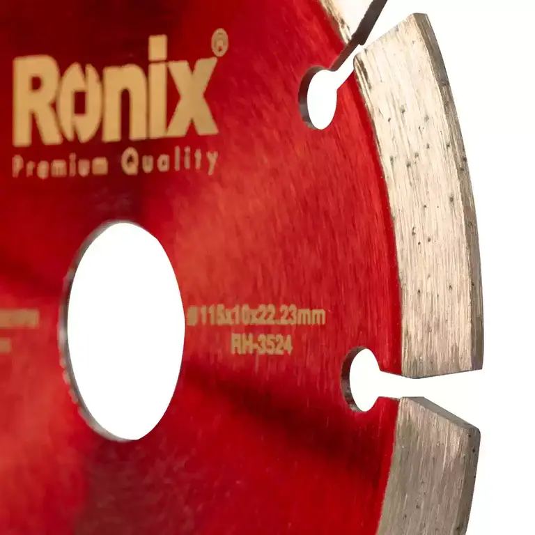 RONIX - Herr. Manuales Disco Diamantado Segmentado Ronix 115mm RH-3524 · Cód. 00DDS115
