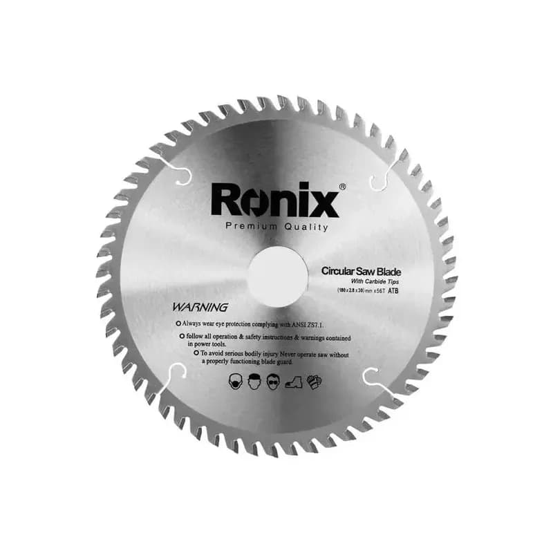 Hoja de Sierra Circular Ronix TCT para Madera · Cód. 00DM