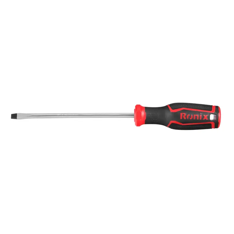 RONIX - Herr. Manuales Destornillador Plano Ronix RH-2739 3x75mm Imantado · Cód. 00DPL3X075