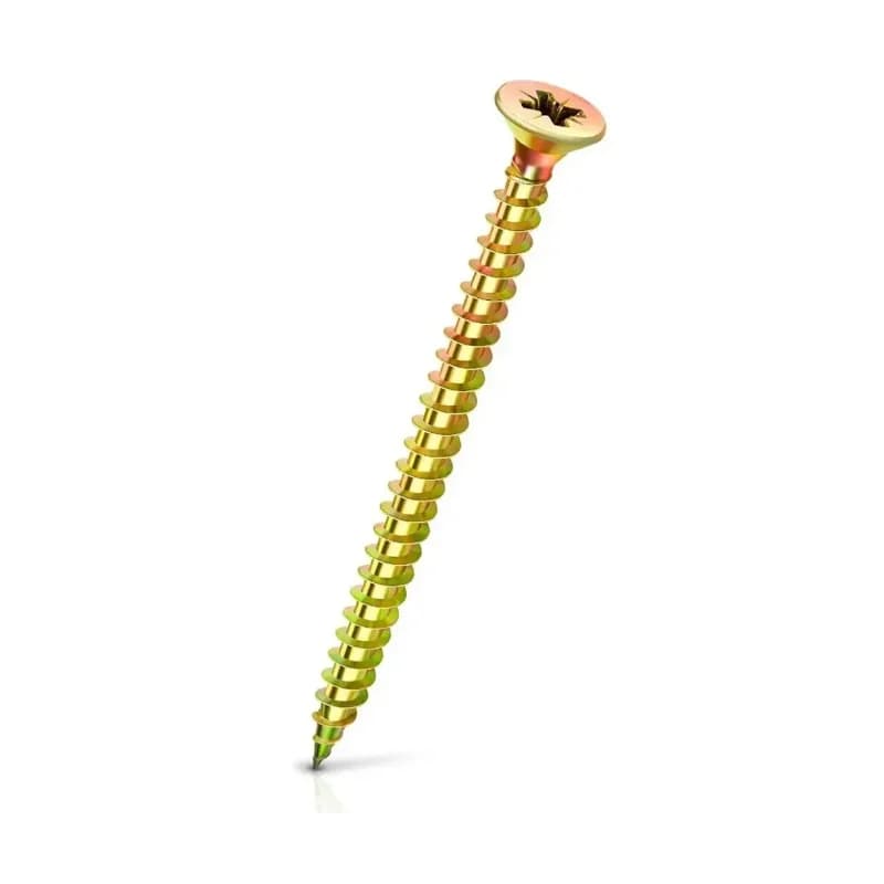 Tornillos Telfix Chipboard Dorados para Aglomerado · Cód. 00FXXXXX