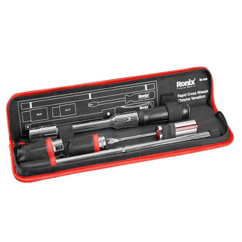RONIX - Herr. Manuales Juego de Llave Cruz Rápida Ronix RH-2690 · Cód. 00JLC001