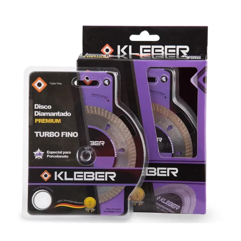 Disco Diamantado Turbo Fino Kleber · Cód. 00KLETBXXX