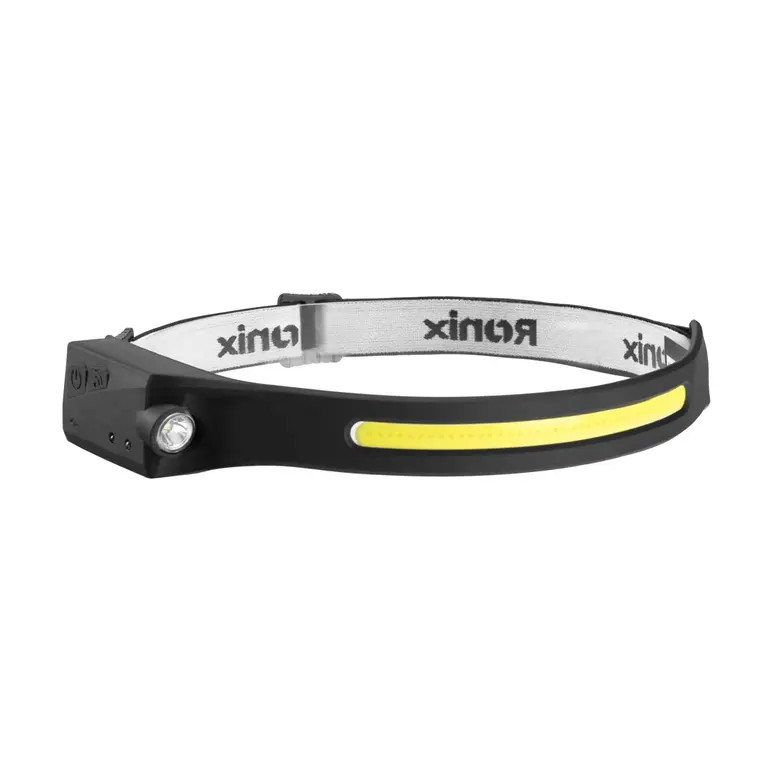 RONIX - Herr. Manuales VINCHA LED 180° CON GIROSCOPIO RECARGABLE USB RONIX RH-4289 · Cód. 00LTV180