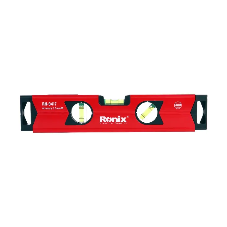 RONIX - Herr. Manuales NIVEL DE ALUMINIO PROFESIONAL DE 600MM RONIX RH-9418 · Cód. 00NAP600