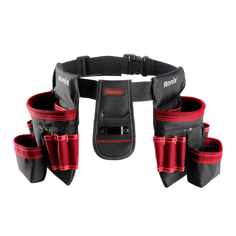 RONIX - Herr. Manuales PORTA HERRAMIENTAS CINTURON DE 24 COMPARTIMENTOS RONIX RH-9146 · Cód. 00PHC001