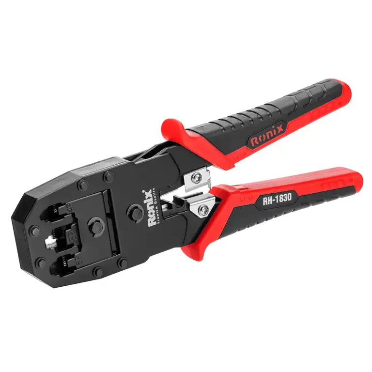 RONIX - Herr. Manuales PINZA PARA CRIMPEAR RJ45 / RJ11 / RJ12 RONIX RH-1830 · Cód. 00PPC001
