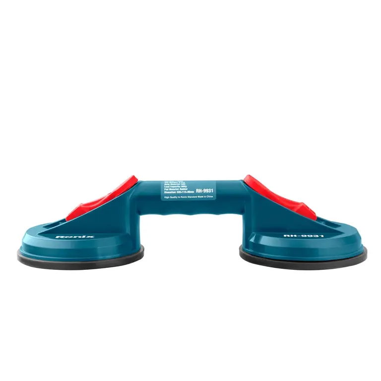 RONIX - Herr. Manuales VENTOSA DOBLE P/ VIDRIO DE 115MM / 50KG RONIX RH-9931 · Cód. 00SDV115