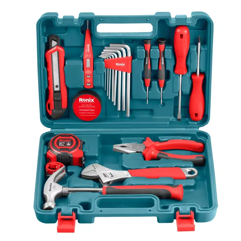 RONIX - Herr. Manuales SET DE HERRAMIENTAS MANUALES - 18 PCS. RONIX RS-0003 · Cód. 00SHM020