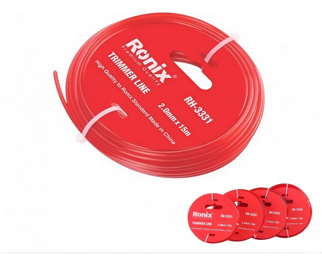 RONIX - Herr. Manuales TANZA PARA BORDEADORA 2MM X 15MTS RONIX RH-3331 · Cód. 00TPB002